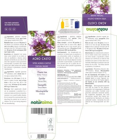 M nchspfeffer Tincture 500ml | Natural Vegan Dietary Supplement | Non-Alcoholic Liquid Extract | Vitex Agnus-Castus - Shop Now! - Buy Online on GoSupps.com