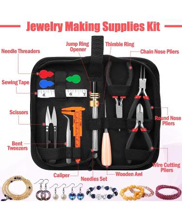 Thrilez Wire Wrapping Jewelry Making Kit with Pliers, Tools, and Findings - Ideal for Beading, Repair, and Craft Projects - Buy Online on GoSupps.com