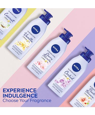 Nivea Vanilla & Almond Oil Infused Lotion 16.9 fl oz - Hydrating Moisturizer - Buy Online on GoSupps.com