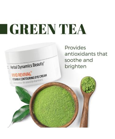 HD Beauty Vivid Revival Vitamin K Under Eye Cream 0.5oz - Reduce Dark Circles, Puffiness, and Fine Lines - With Hyaluronic Acid and Aloe Vera - Buy Online on GoSupps.com