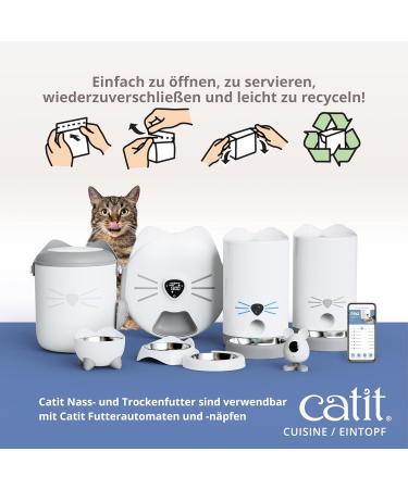 Catit Cuisine Cat Food Chicken and Tuna Stew Food Supplement 95 g Grain Free High T - Buy Online on GoSupps.com