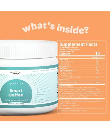 The Happy Co. D.O.S.E. Coffee Duo - Elevate Smart Coffee & XanthoMax Happy Caps - Nootropic & Antioxidant Supplement for Weight Loss & Energy - 30 Servings - Buy Online on GoSupps.com