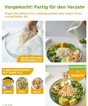 Buy Elf Family Premium Konjak Noodles - 90% Fewer Calories Vegan & Gluten-Free - 12 Pack Shirataki Instant Pasta Low Carb/Keto - 240g x 6 Boxes - Buy Online on GoSupps.com