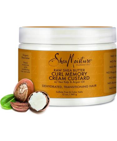 Shea Moisture Raw Shea Butter Curl Memory Cream Custard 12 oz - Buy Online on GoSupps.com