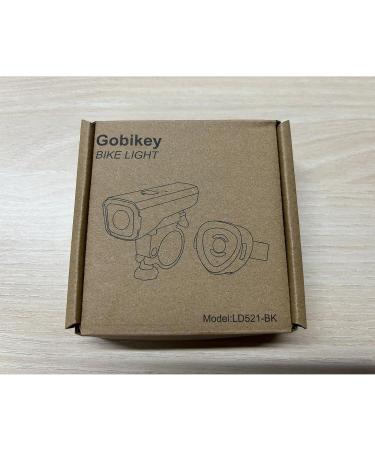 LED Bicycle Light Set - USB Rechargeable Front & Rear Lights IPX5 Waterproof STVZO Approved Black - Buy Online on GoSupps.com