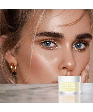  Rubu22a Body Glitter Set of 4 holographic glitter gels for body face hair and lips - Light-changing glitter (4) - Buy Online on GoSupps.com