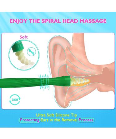 Q Grips Earwax Remover Kit - Ear Wax Removal Tool for Gentle Ear Cleaning in Blue - Buy Online on GoSupps.com