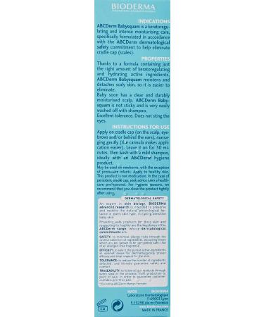 Bioderma ABCDerm Babysquam 40 ml - Buy Online on GoSupps.com