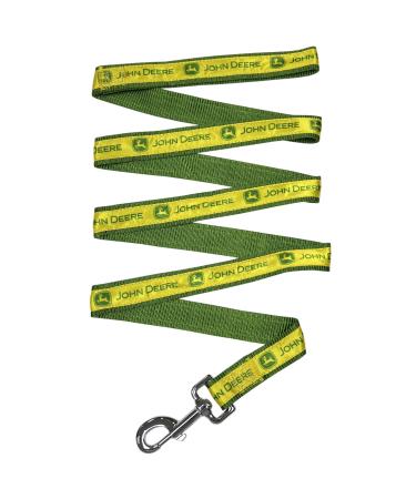 JOHN DEERE PET LEASH for DOGS & CATS, SIZE: Large. A Licensed DOG Leash for the Construction, Tractors, John Deere Super Fan! Walk & Run with your DOG/CAT in-style with the Pets First John Deere Leash