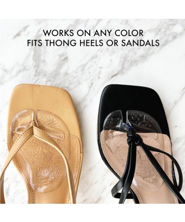 Comfort Metatarsal Pads for Thong Sandals | Flip-Flop Ball of Foot Cushions for High Heel Pain Relief | Anti-Slip Gel & Clear Inserts for Women | 4 Pairs Total - Buy Online on GoSupps.com