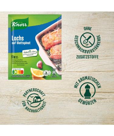 Buy KNORR FILM MISSION Salmon with Leaf Spinach - 23 Pack | No Additives | Delicious Fish Court - Buy Online on GoSupps.com