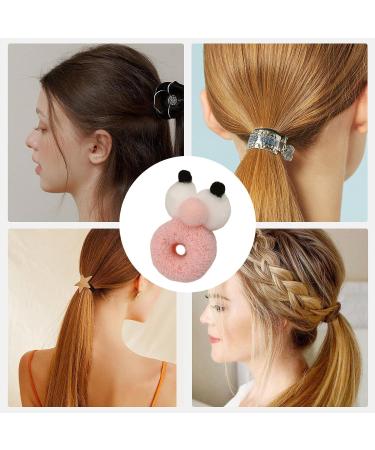 Funny Hair Ties - Ponytail Holders | High Elasticity Big Eyes Funny Hair Ties Girls Daily Hair Accessories For Women Girls Pink - Buy Online on GoSupps.com