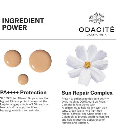 Odacite SPF50 Flex-Perfecting Mineral Drops Tinted Sunscreen 30ml Four - Buy Online on GoSupps.com