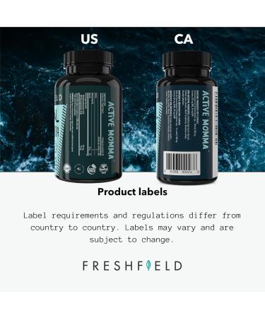 Freshfield Prenatal Vegan Omega 3 DHA: Sustainable, Carrageenan Free, Third Party Tested, Compostable Bottle, Carbon Neutral. Supports Heart, Brain, Joint Health w/DPA 60 Count (Pack of 1) - Buy Online on GoSupps.com