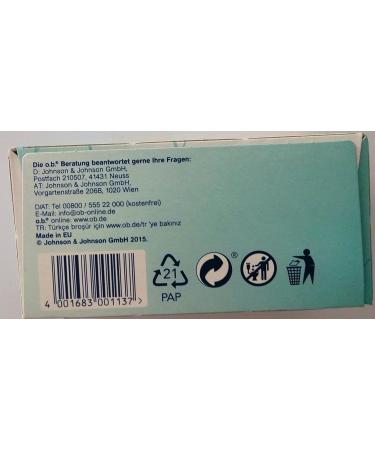 Buy ob Original Tampons Normal - 1 Pack (32 Pieces) | Eco-Friendly & Trusted International Shipping - Buy Online on GoSupps.com