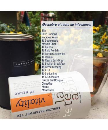  LATETERAZUL LA TETERA AZUL - Gunpowder Green Tea with Mint Superior Quality. Moorish Arabic Moroccan Green Tea. Box of 20 Pyramids. - Buy Online on GoSupps.com