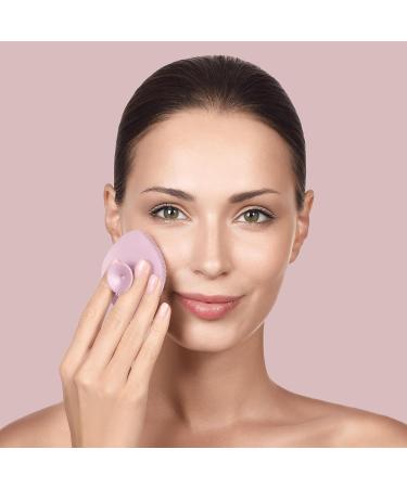 Geske SmartAppGuided Facial Brush 4 in 1 | Professional Silicone Facial Cleaning Device | Soft Handle & Pink Skin Cleaning Tool for Radiant Skin - Buy Online on GoSupps.com
