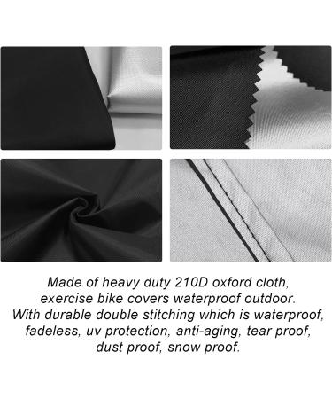 Peloton Exercise Bike Cover - Dustproof, Waterproof, and Sunshine-Proof | Indoor Cycling Protective Cover in Black - Buy Online on GoSupps.com