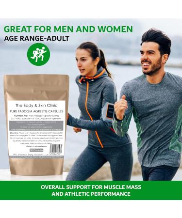 Fadogia Agrestis 20:1 Max Potency | 60 Capsules | Vegan | Pure & Natural Male Booster Supplement - Buy Online on GoSupps.com