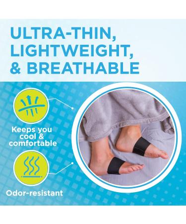 Plantar Fasciitis Arch Support Bands - Pair for Fallen Arches & Heel Spur Pain Relief - Buy Online on GoSupps.com
