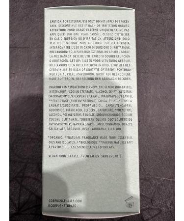 CORPUS - California Plant-Based Deodorant | Vegan Cruelty-Free Non-Toxic Made In The USA - Buy Online on GoSupps.com