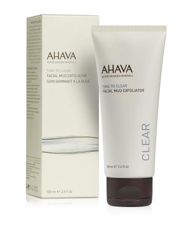 AHAVA Facial Mud Exfoliator 3.4 Fl Oz - Gentle and Nourishing Skincare - Buy Online on GoSupps.com