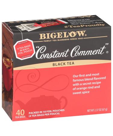 Bigelow Constant Comment Tea 40-Count Boxes (Pack of 6)