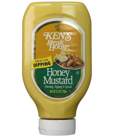 Ken's Steak House Topping and Spread with Squeezable Honey Mustard Dressing, 24 Fluid Ounce