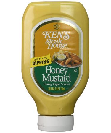 Ken's Steak House Topping and Spread with Squeezable Honey Mustard Dressing, 24 Fluid Ounce - Buy Online on GoSupps.com