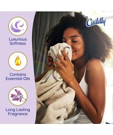 Cuddly Aroma Collections Liquid Fabric Softener Conditioner 300ml Makes 2L Relaxing Wild Lavender Refill Sachet Long Lasting Fragrance Luxury Softness Easy Ironing Wild Lavender Sachet 300 ml (Pack of 1) - Buy Online on GoSupps.com