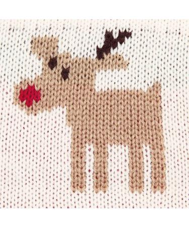 BOBORA Baby Christmas Jumper | Toddler Knitted Sweater Top | Red, 0-6 Months - Buy Online on GoSupps.com