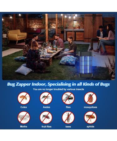 EuQQZZU Insect Killer - 18W UV Lamp Mosquito Trap for Bedroom Kitchen Office & Patio - Covers 80 Area - Buy Online on GoSupps.com