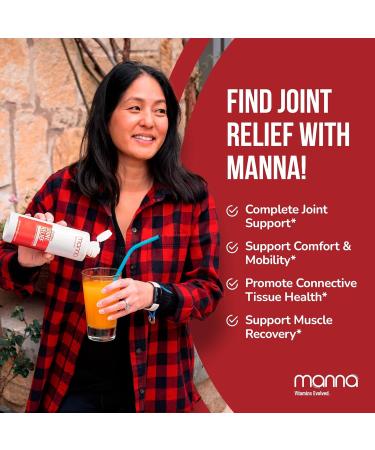 Manna Vitamins Evolved Liposomal Joint Relief Supplement for Women Men Includes Curcumin Glucosamine Chondroitin Quercetin for Joint Health Swelling Aches Increase Range of Motion Mobility - Buy Online on GoSupps.com