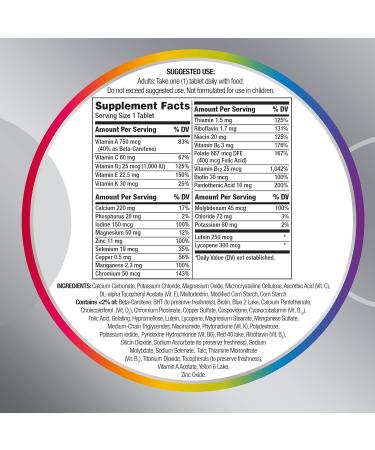 Centrum Silver Adult Multivitamin / Multimineral Supplement Tablet Vitamin D3 Age 50+ (220 Count) - Buy Online on GoSupps.com