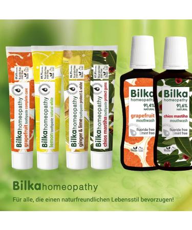 Bilka Homeopathy Chios Mastiha Mouthwash - Natural Gum Protection Plaque Reducing Fluoride & Menthol Free - 250ml - Buy Online on GoSupps.com
