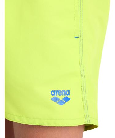 ARENA Boys' Beach Boxer Solid R Swim Trunks 164 | Soft Green-Neon Blue | International Shipping Available - Buy Online on GoSupps.com