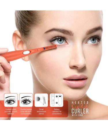 Pursonic Heated Eyelash Curler with Comb - Long Lasting Curl in Seconds | Shop Internationally - Buy Online on GoSupps.com
