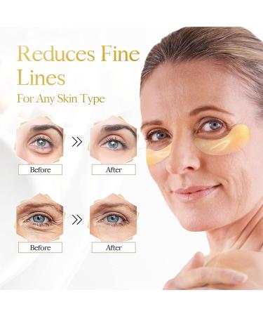 30 Pairs Collagen Under Eye Patches - Reduce Dark Circles & Puffy Eyes, Minimize Wrinkles, Anti-Aging Treatment - Cruelty-Free & Vegan - Buy Online on GoSupps.com