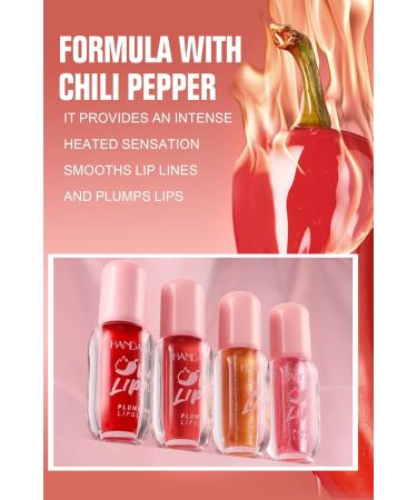 Intense Heat Plumping Lip Gloss with Chili Extract | Juicy & Full Lips | 30% Plumper Look | Glossy Shine | Mirror Finish  - Buy Online on GoSupps.com