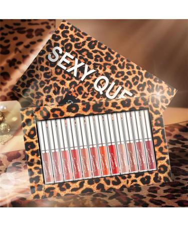 12 Colors Matte Ink Lipstick Set - Moisturizing Multi-Color Durable Matte Lipstick for Ultimate Lip Care - Buy Online on GoSupps.com