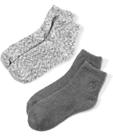 Earth Therapeutics Aloe Vera Socks | Infused with Aloe Vera & Vitamin E | For Dry Feet, Cracked Heels, Calluses, Rough Skin | Grey/Charcoal - Buy Online on GoSupps.com