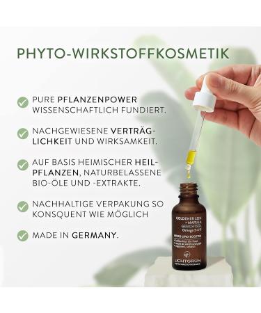 Buy Lichtgr n Bio Omega 3 6 9 Facial Oil 30ml | Anti-Aging Care with Organic Oils | Natural & Vegan Phyto Active | Soothes Sensitive Skin - Buy Online on GoSupps.com