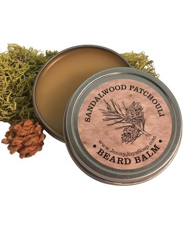 Buy Made in USA Beard Balm for Men | Sandalwood & Patchouli | Mustache Wax Conditioner | Nourishing Beeswax & Oils | 2oz Grooming Essential - Buy Online on GoSupps.com