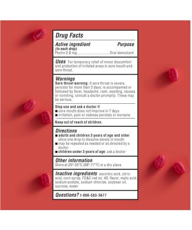 Luden's Watermelon Cough Throat Drops, Pectin Lozenge/Oral Demulcent, 25-Count per Pack (6-Pack) - Buy Online on GoSupps.com