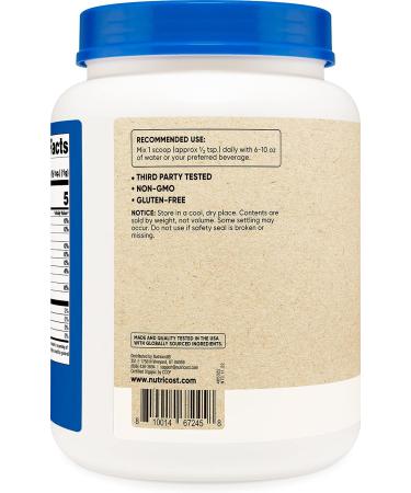 Nutricost Organic Barley Grass Juice Powder 2 LB (32oz) - USDA Certified Organic - Buy Online on GoSupps.com