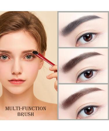 Buy BUTIYO Multi-Function Eyebrow Brush Set - Precision Eye Brow Contour & Ultra Thin Angled Eyeliner Brush (Red) - International Shipping Available - Buy Online on GoSupps.com