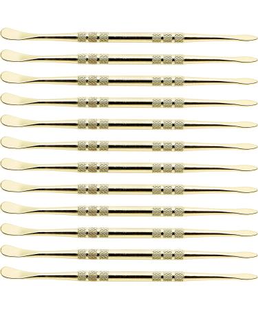 Harskiyer 12pcs Gold Wax Carving Tools Set - 4.75 Inch Double-Ended Stainless Steel Sculpting Spoons for Clay and Wax Sculpting - Buy Online on GoSupps.com