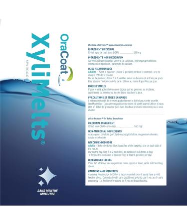 XyliMelts - Dry Mouth Product made with Xylitol - Stimulates Saliva Production Naturally - Mint Free - Value Pack of 4 x 40-Count Boxes - Sticky Time-Release Xylitol Lozenges - Canadian Version - Buy Online on GoSupps.com