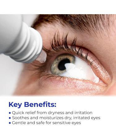 Pharmlitalia Eye Drops for Dry Eyes - 0.5 Fl Oz. - Buy Online on GoSupps.com