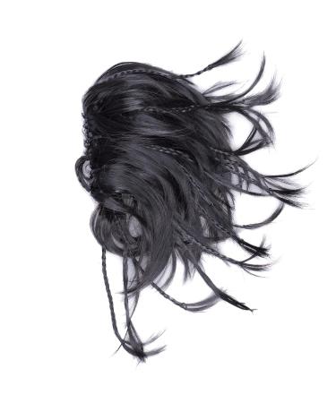 IMISSU Handmade Braid Claw Ponytail Hairpiece - Clip-in Black Hair Extensions for Effortless Style - Buy Online on GoSupps.com